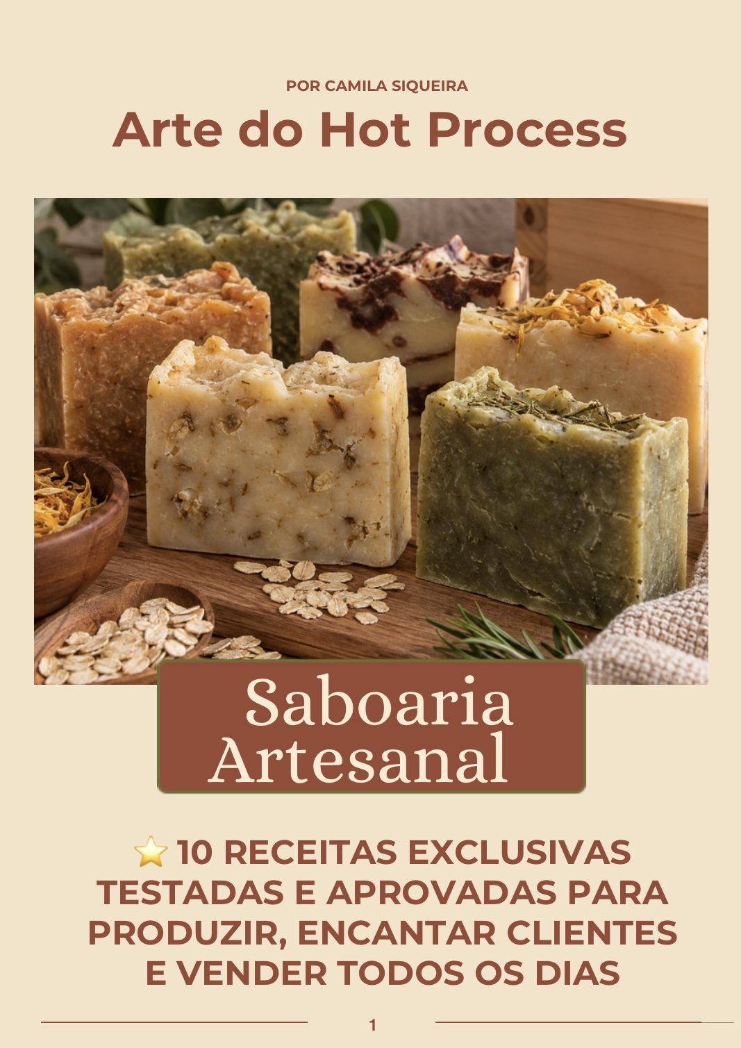 Capa do Guia Hot Process do zero: passo a passo + 10 receitas